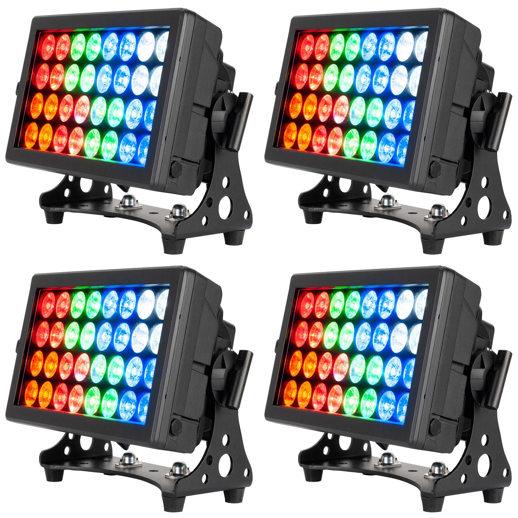 Amazon.com: Audiosavings Bundle: (4) American DJ 32 HEX Panel IP